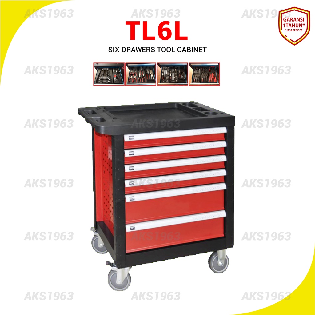 Jual Lemari Rak Perkakas Alat Bengkel 6 Tingkat - Caddy Tools Six ...