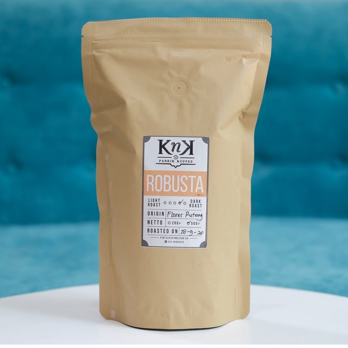 Jual Kopi Robusta Flores Ruteng 500 Gram KNK Koffee | Shopee Indonesia