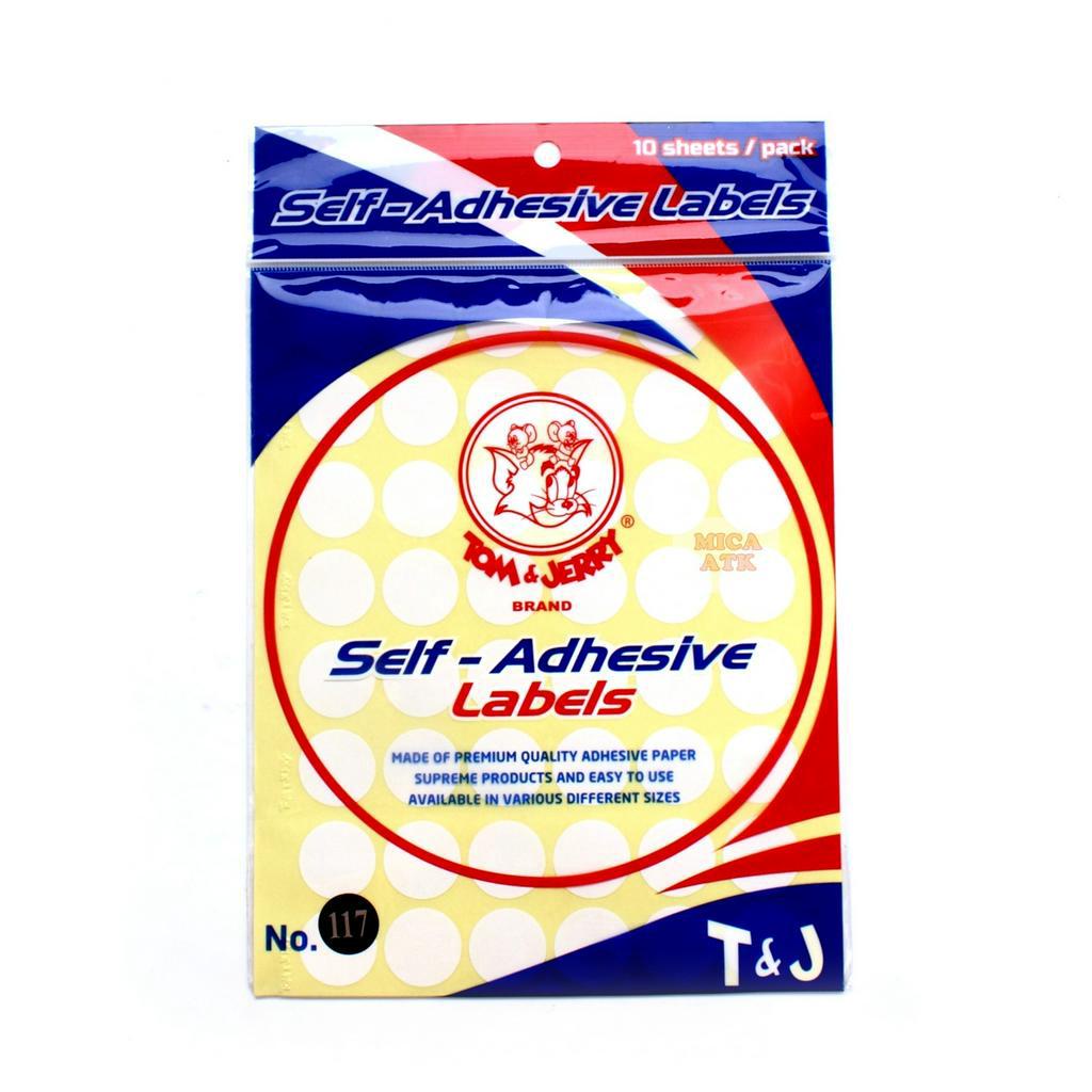 Jual TOM & JERRY Label Paper No. 117 Label Putih [ PAD ] | Shopee Indonesia