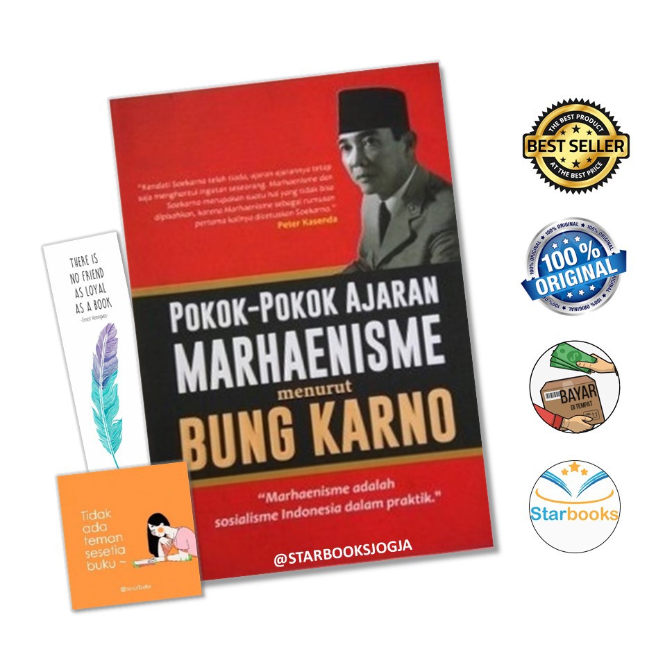 Jual ORI!! BUKU POKOK-POKOK AJARAN MARHAENISME MENURUT BUNG KARNO BY IR ...