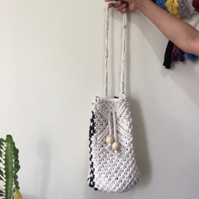 Jual Macrame Bucket Bag / Tas Macrame Shopee Indonesia