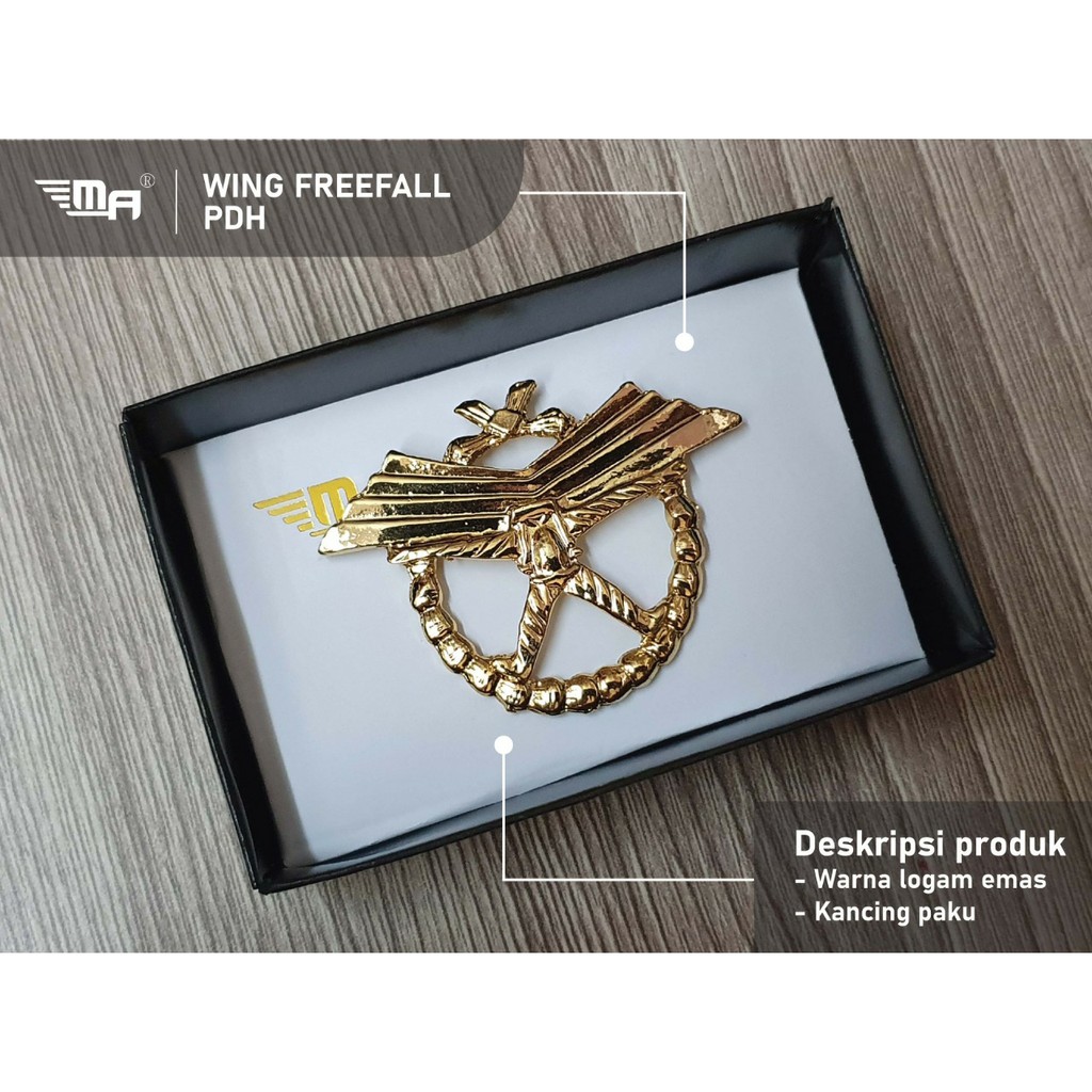 Jual Brivet Wing Freefall PDH TNI/Militer | Shopee Indonesia