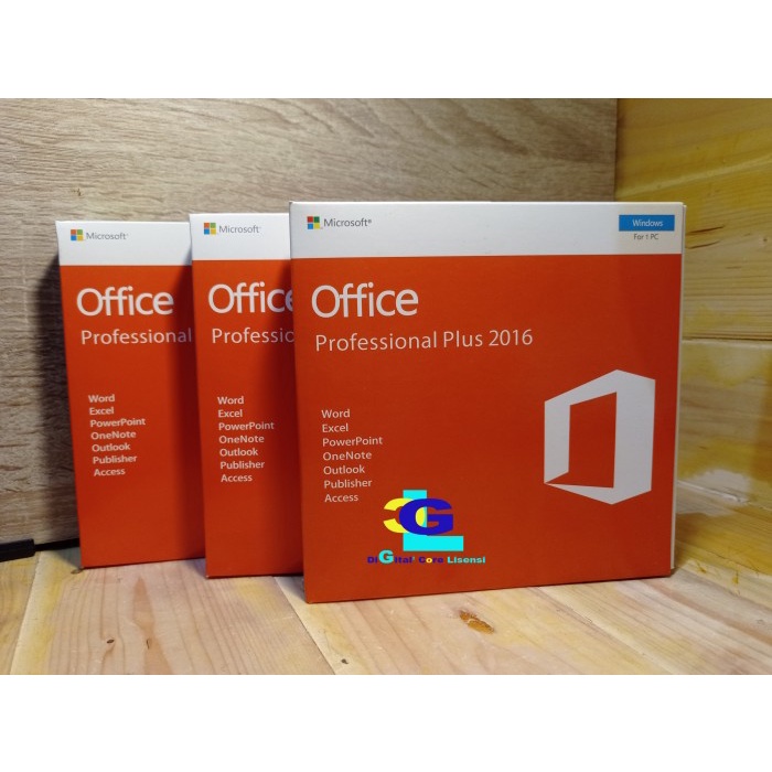 Jual Office 2016 Pro Plus Fullbox Original Permanent Shopee Indonesia