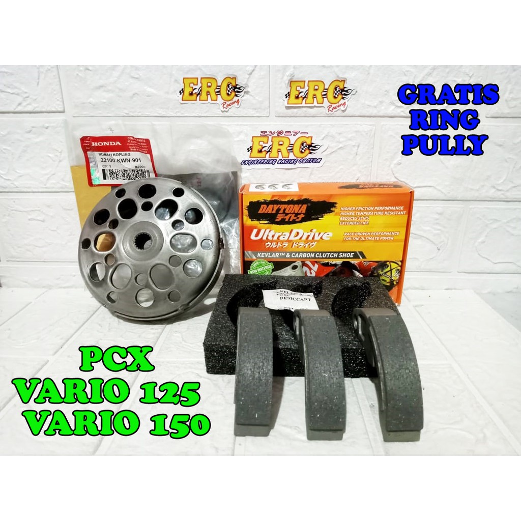 Jual Paket Upgrade Cvt Anti Gredeg Kampas Ganda Mangkok Custom Vario 125 150 Pcx 125 150 Ori 7019