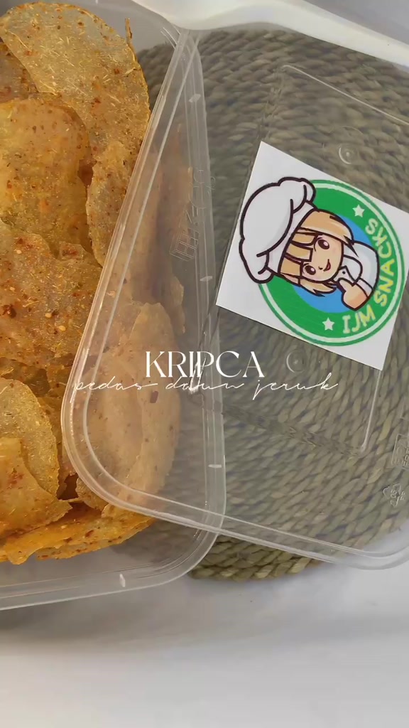 Jual KRIPCA kemasan box 750ml / keripik kaca pedas / kripca pedas daun ...