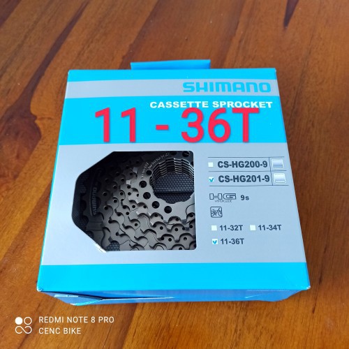 SHIMANO CS-HG201-9 ALTUS 9V CASSETTA PIGNONI MTB - Manzo Cicli