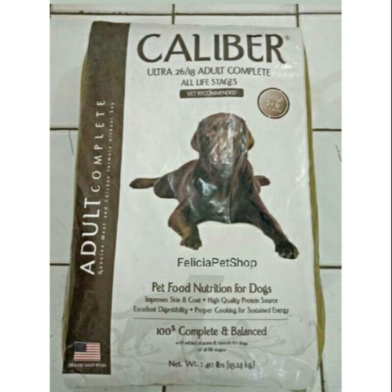 Jual Caliber ultra 18kg / Caliber Ultra 26/18 dog food caliber ultra 18