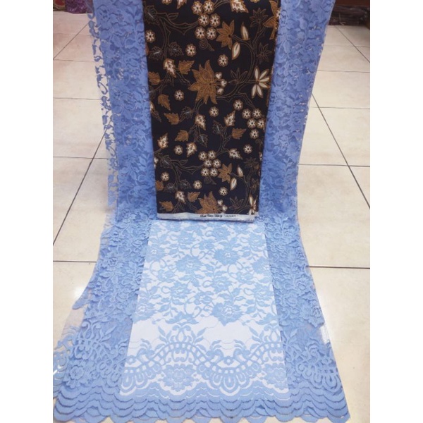 Jual Set Kain Renda Semiprancis + Kain Batik ( CHAT ADMIN) | Shopee ...