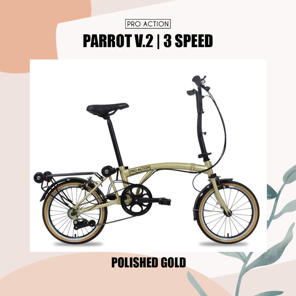 Jual Sepeda Lipat Seli Pro Action Parrot V Speed S Shopee Indonesia