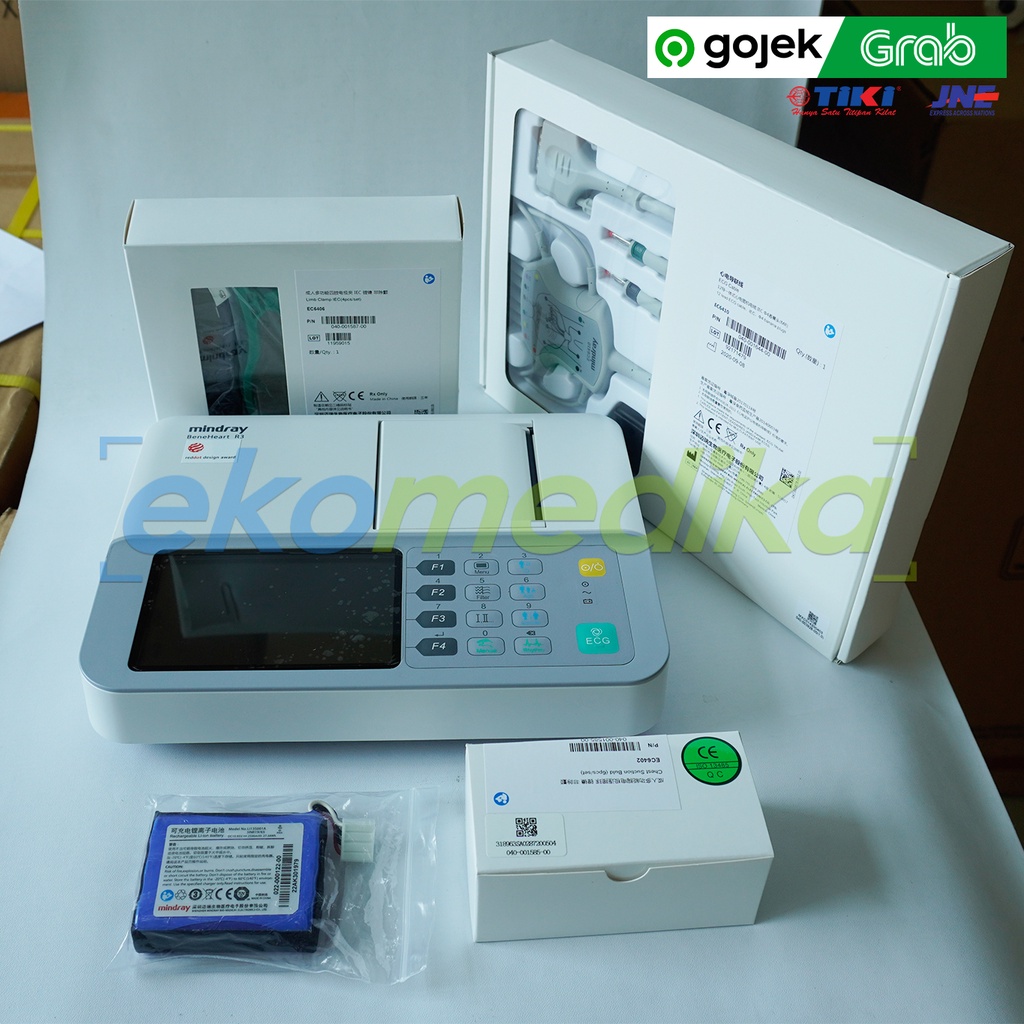 Jual EKG 3 CHANNEL MINDRAY BENEHEART R3 EKG MINDRAY ECG 3 Channel 3 ...