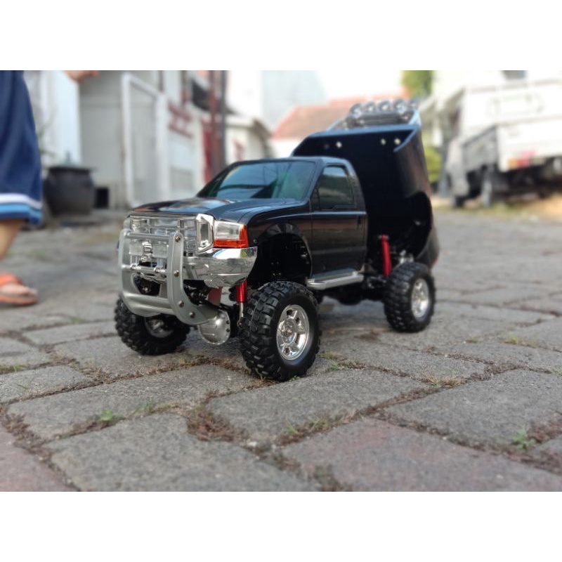 Jual Hg P410 Rc Ford F350 Highlift 4wd 4ws 110 3 Speed Rtr Rally