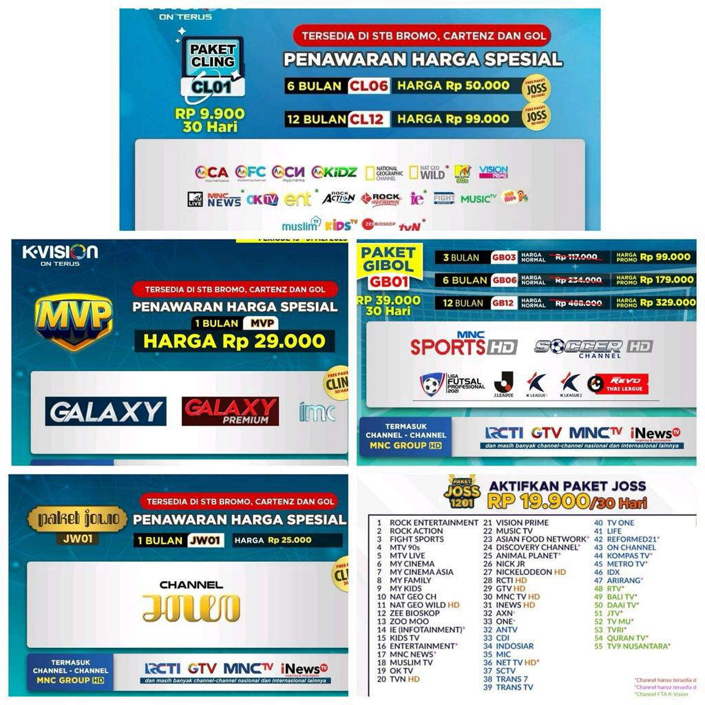 Jual Paket Kvision Cling MNC Group - Paket Gibol GB01 Timnas Indonesia