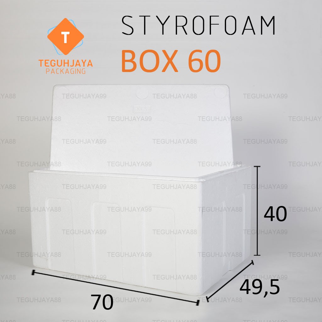 Jual Styrofoam Gabus Box AG 60 Kotak Gabus Ikan Buah 70x49,5x40 Cool ...