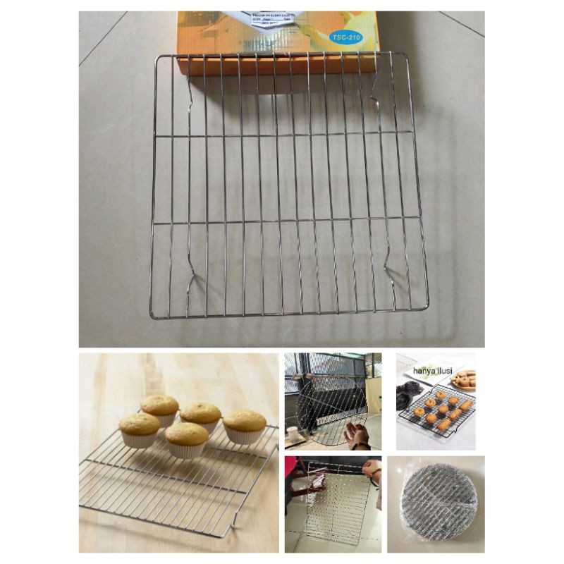 Jual Rak Pendingin kue,tataan roti ,cooling trey,30cm,40*30cm,D,30 ...