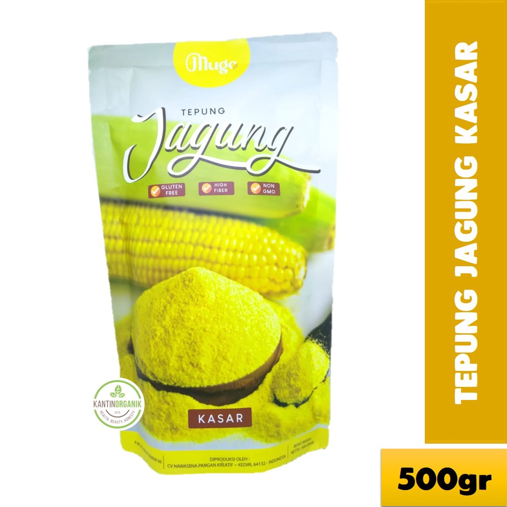 Jual Mugo - Tepung Jagung Halus & Kasar - Polenta Corn Meal Gluten Free ...