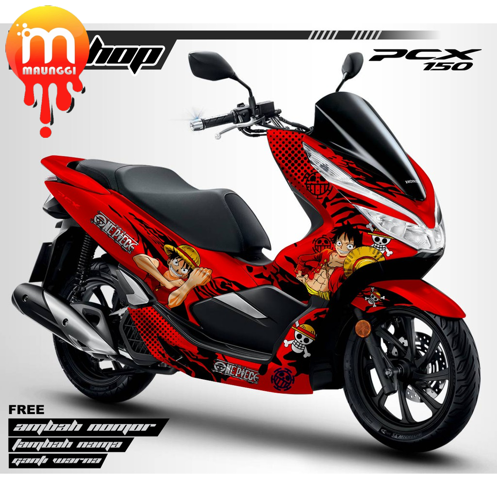 Jual Striping Pcx Full Body Decal Motor Pcx Full Body Stiker Pcx Variasi Motif Karakter Anime