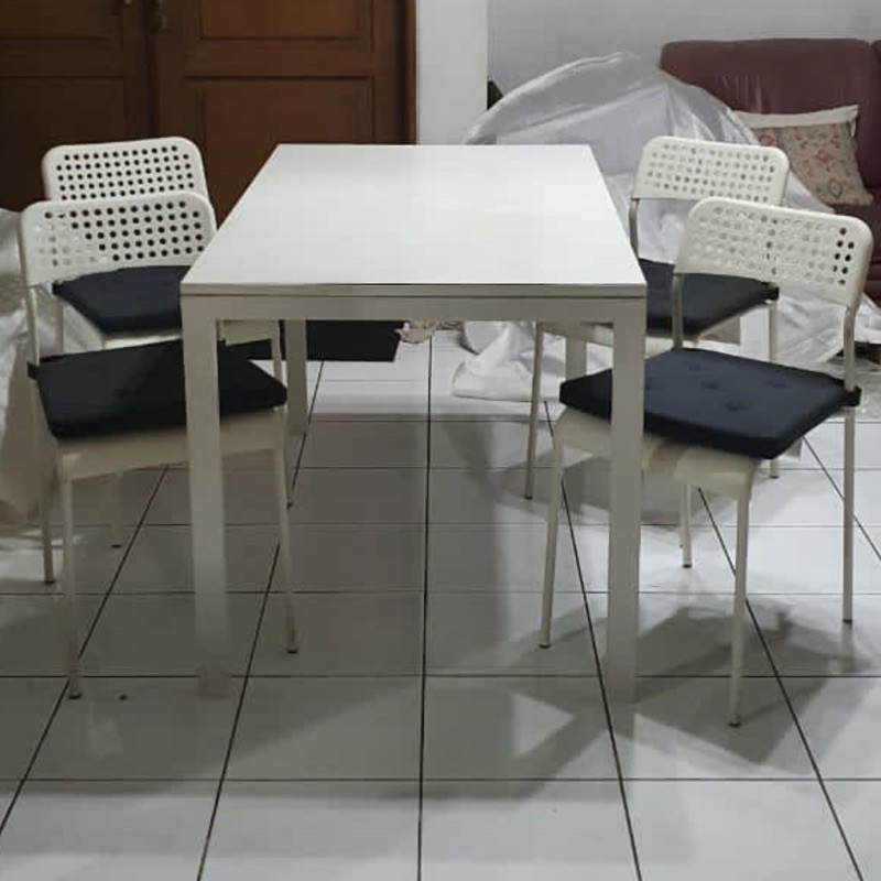 Jual Meja Makan Ikea / 1 Set Meja Makan Preloved | Shopee Indonesia