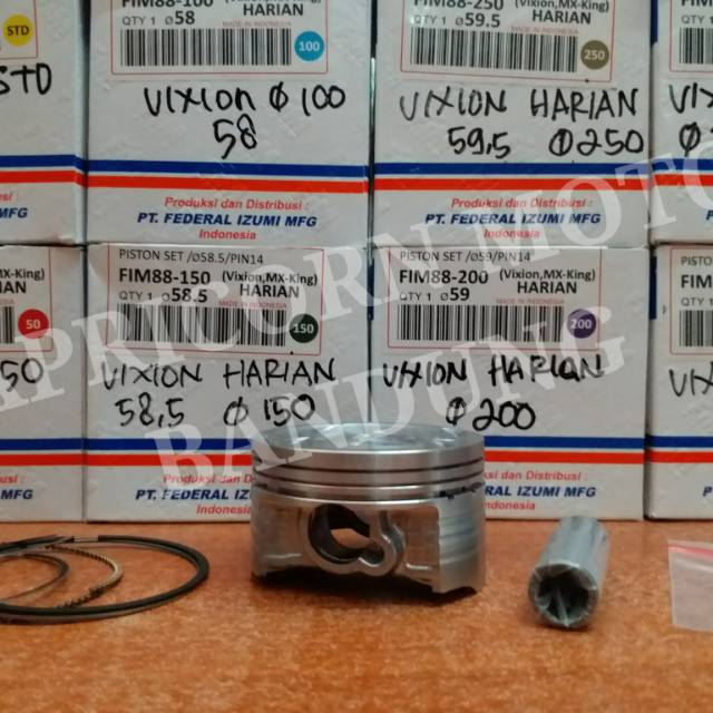 Jual Piston Kit VIXION HARIAN MODEL STANDARAN FIM IZUMI Shopee Indonesia