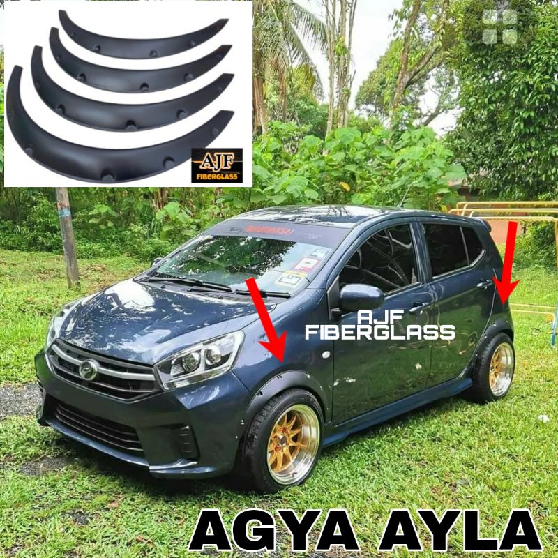 Agya Ayla Over Fender: Modifikasi Ekstrem untuk Gaya dan Performa yang Lebih Agresif