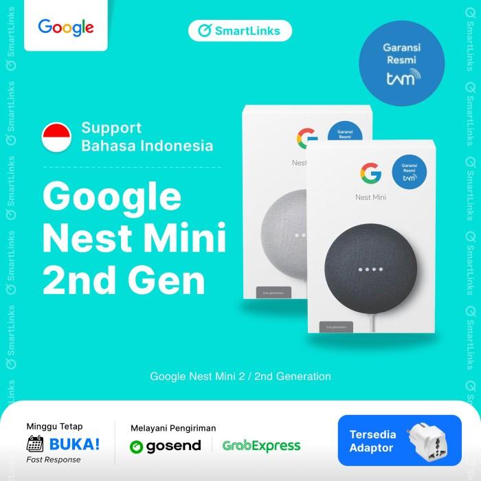 Jual PROMO! GOOGLE HOME NEST MINI 2 GEN2 GEN 2 2nd GENERATION GARANSI ...