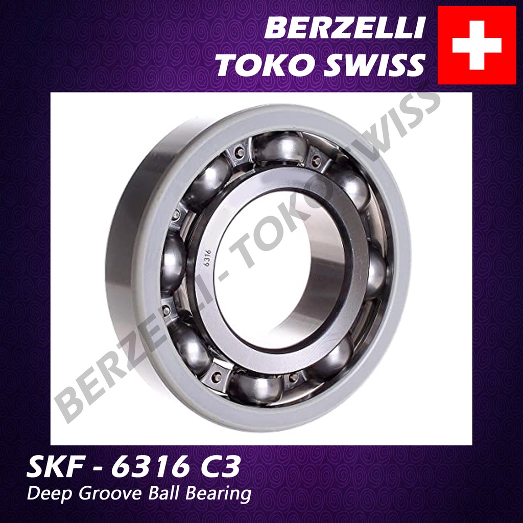 Jual SKF 6316 C3 Deep Groove Ball Bearing | Shopee Indonesia