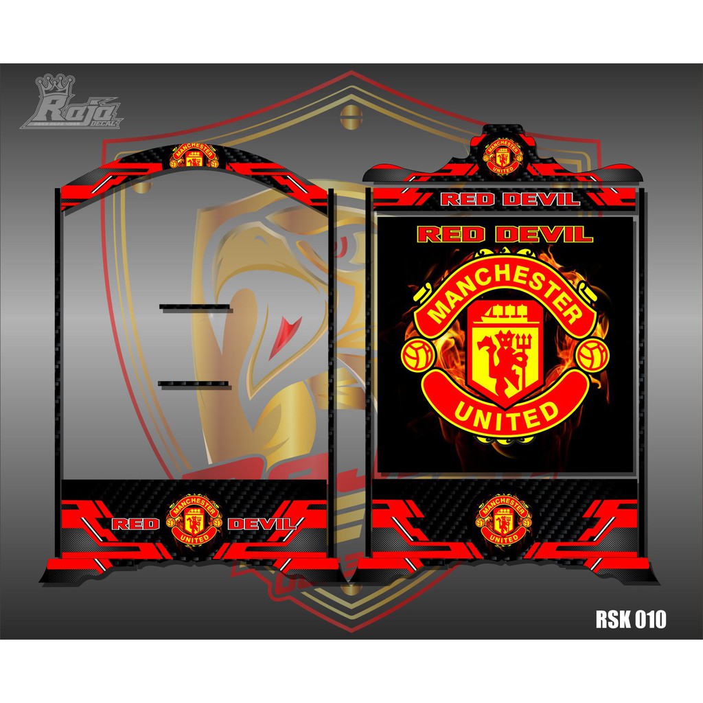 Jual Sticker Decal Sangkar Burung Kosan Desain Manchester United ...