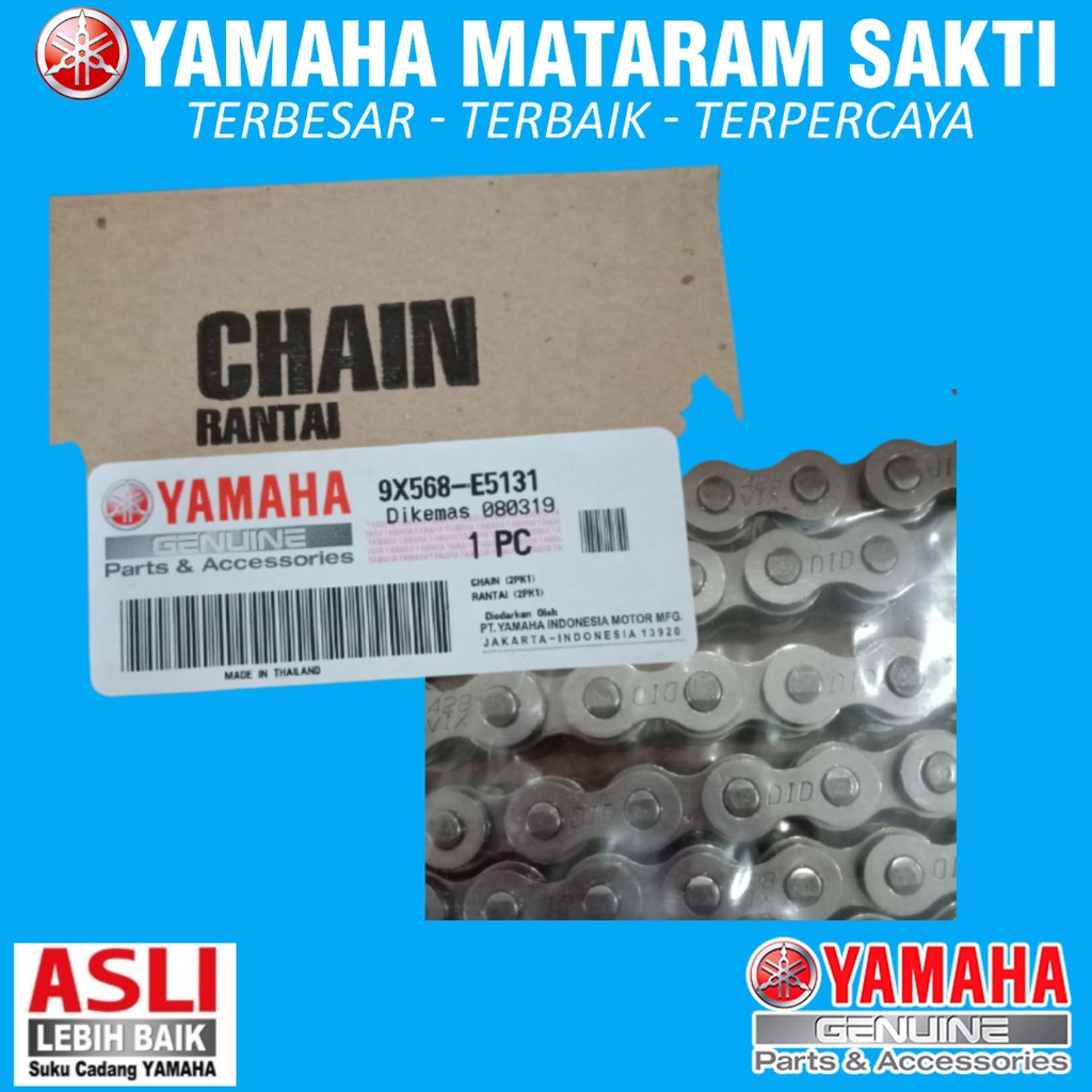 Jual CHAIN / RANTAI R15 V1 V2 ORIGINAL / 9X568-E5131 | Shopee Indonesia