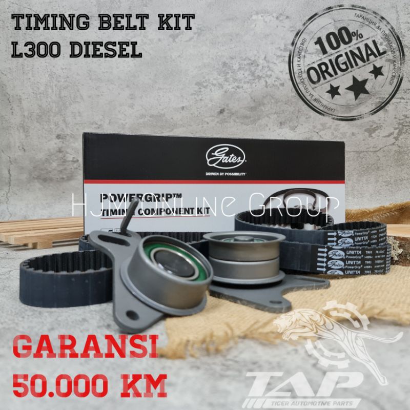 Jual TIMING BELT KIT L300 DIESEL L039 KUDA 4D56 GATES UNITTA