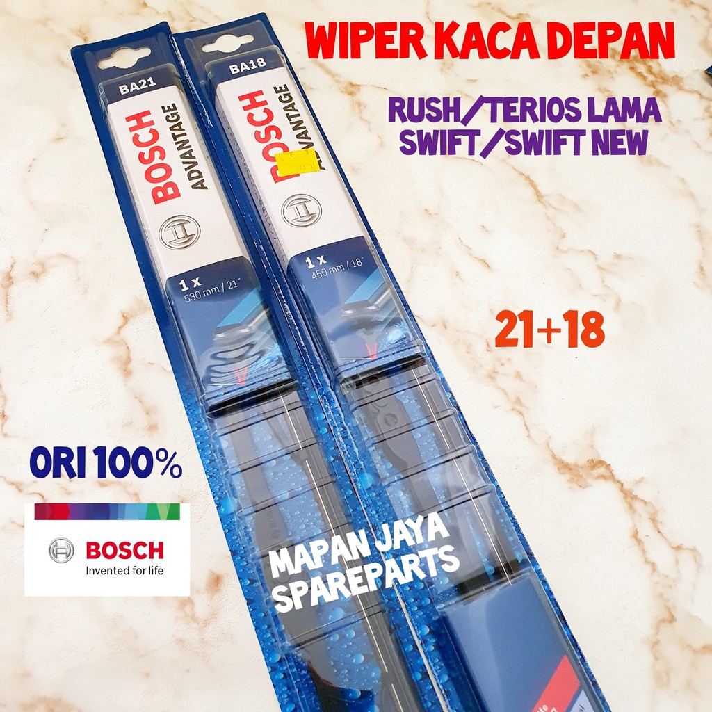 Jual BOSCH WIPER DEPAN - RUSH TERIOS 2008-2015 / SWIFT (ORI) | Shopee ...