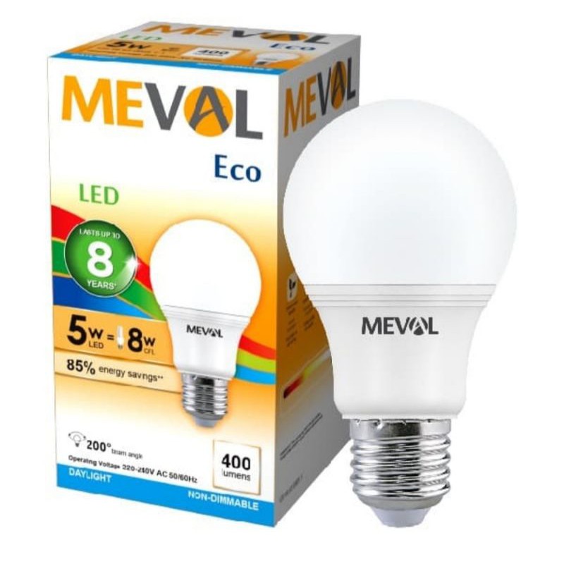 Jual Lampu Led 5 watt Bohlan Putih Meval | Shopee Indonesia