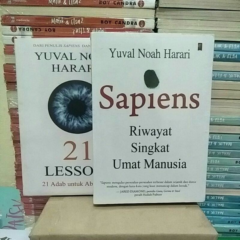 Jual Buku Paket 2 21 Lessons & Sapiens - Yuval Noah Harari | Shopee ...