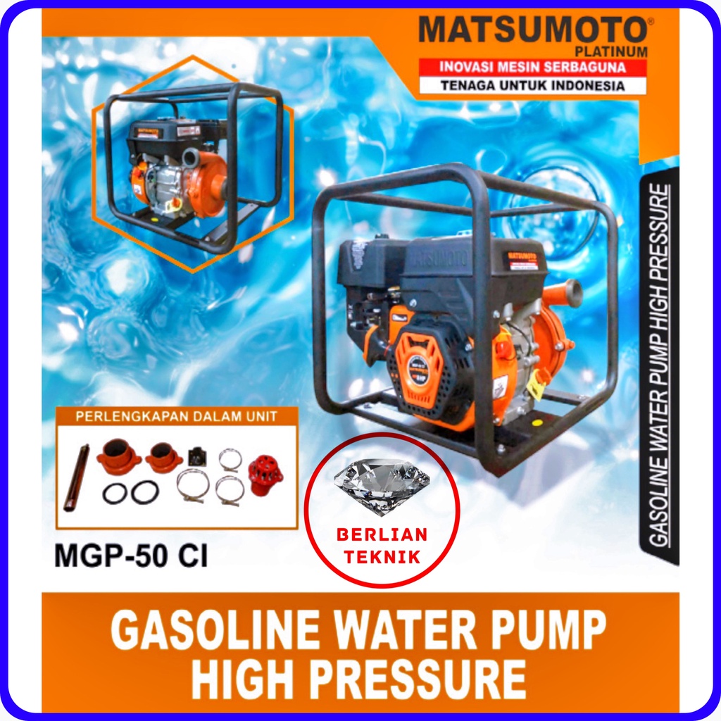 Jual Mesin Pompa Air Bensin High Pressure Pump Gasoline Matsumoto Mgp