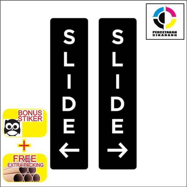 Jual Grosir Slide | Sign Board Akrilik Slide Sign Label Akrilik Stiker ...