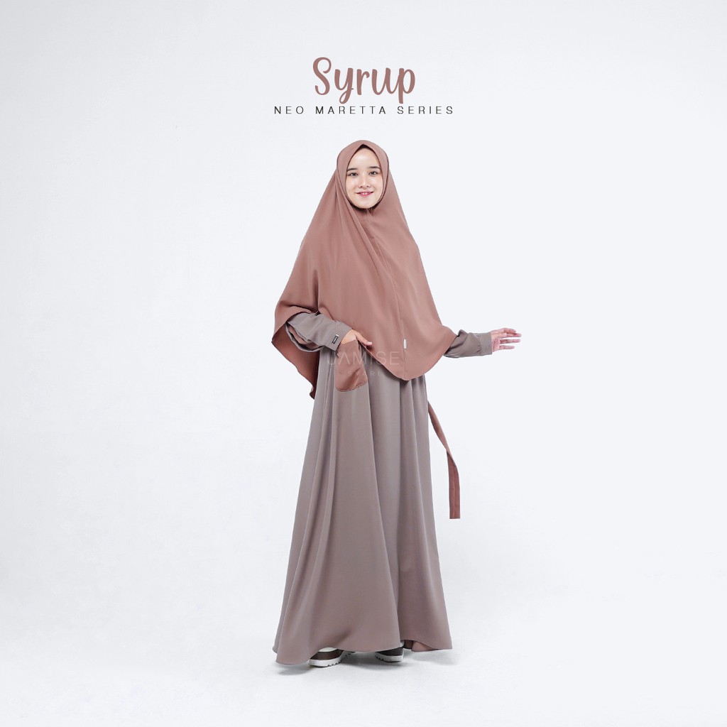 Jual Jamise Neo Maretta Series I Gamis Set Syrup Shopee Indonesia