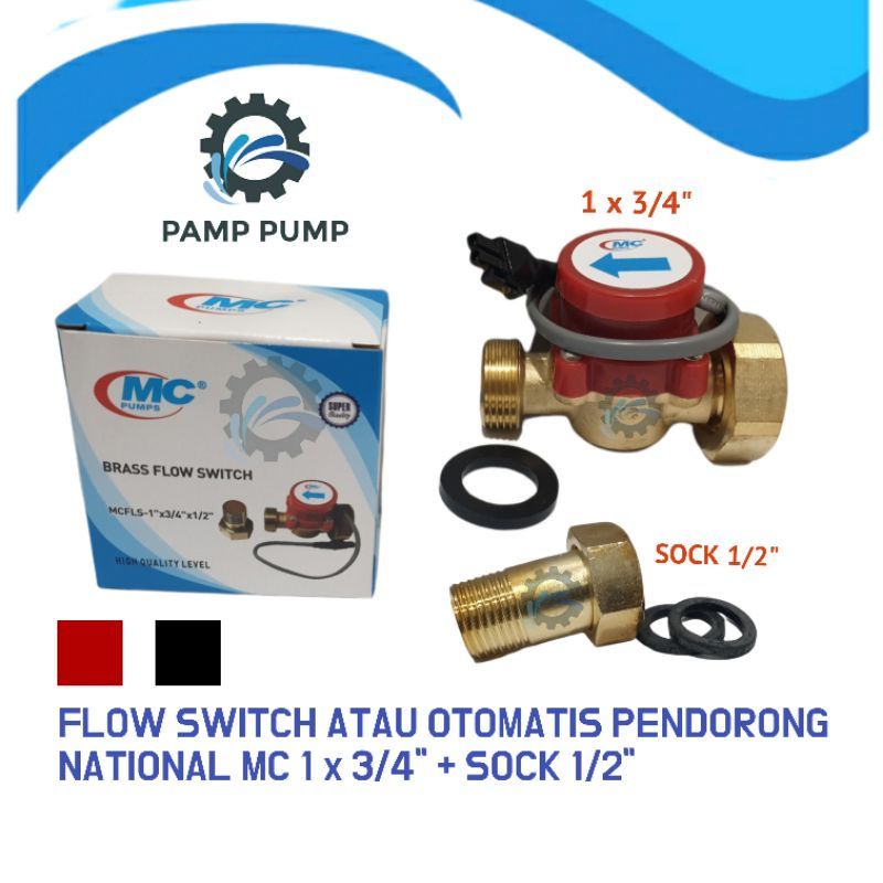 Jual Otomatis Pompa Dorong Booster Water Flow Switch Mc 1 X 3 4 1