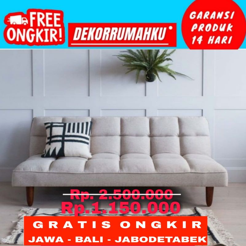 Jual Sofa Bed Minimalis Multifungsi Premium Sofabed Ruang Tamu GRATIS ...