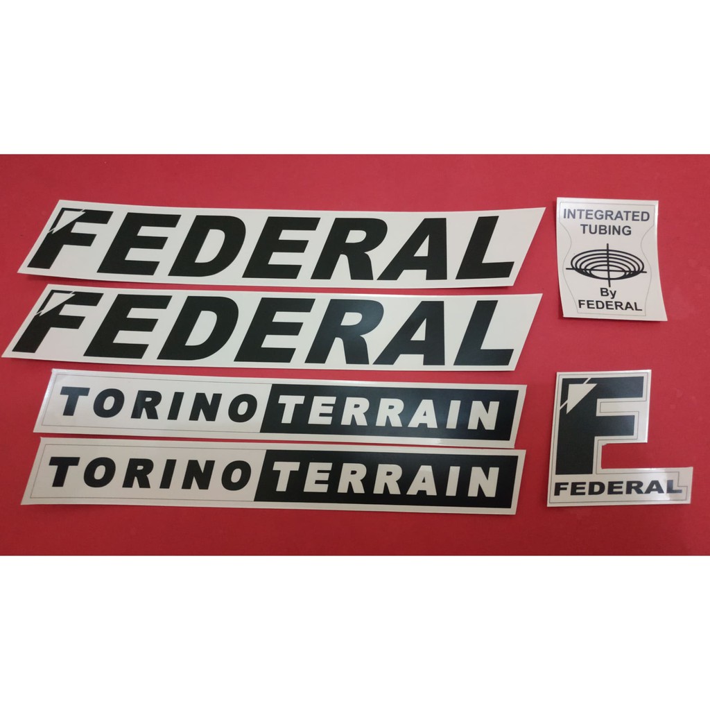 Jual Decal Federal Torino Terrain Warna Hitam | Shopee Indonesia