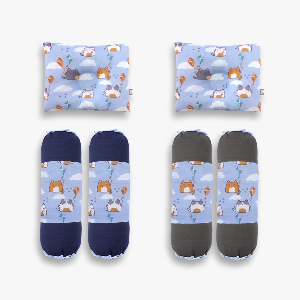 Jual Cintaka Bantal Guling Bayi Print Motif Cute Cat atau Tiger ...