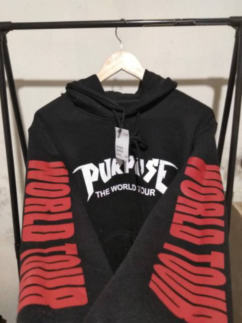 Jual Best Seller! LIMITED STOCK ! Hu0026M BIEBER PURPOSE TOUR HOODIE ORGIINAL  FULL LABEL + TAG PRICE | Shopee Indonesia