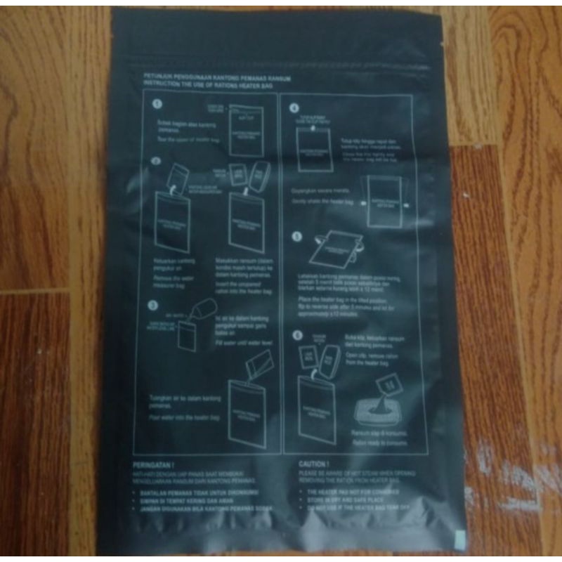 Jual Pemanas Ransum Makanan Self Heating Heater Flameless Bag Outdoor ...