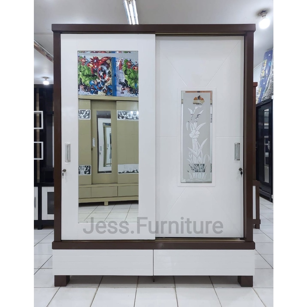 Jual Lemari Pakaian 2pintu Jumbo Lemari Baju 2pintu Jumbo Bloktik