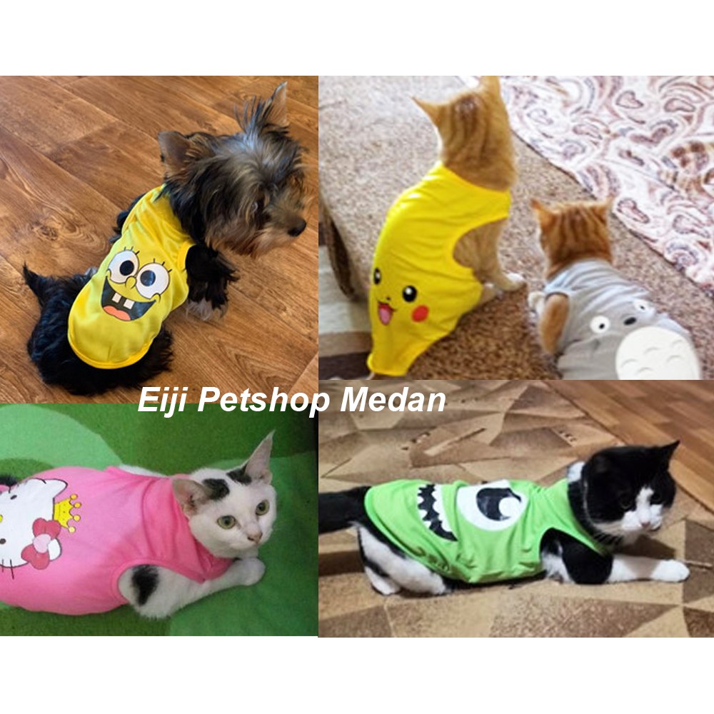 Jual Baju Kucing Baju Anjing Baju Kelinci Pet Clothes Baju Puppy Kitten ...