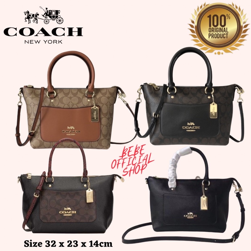 Coach mini sale emma satchel size