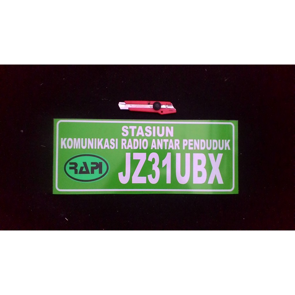 Jual PAPAN CALLSIGN RAPI | Shopee Indonesia