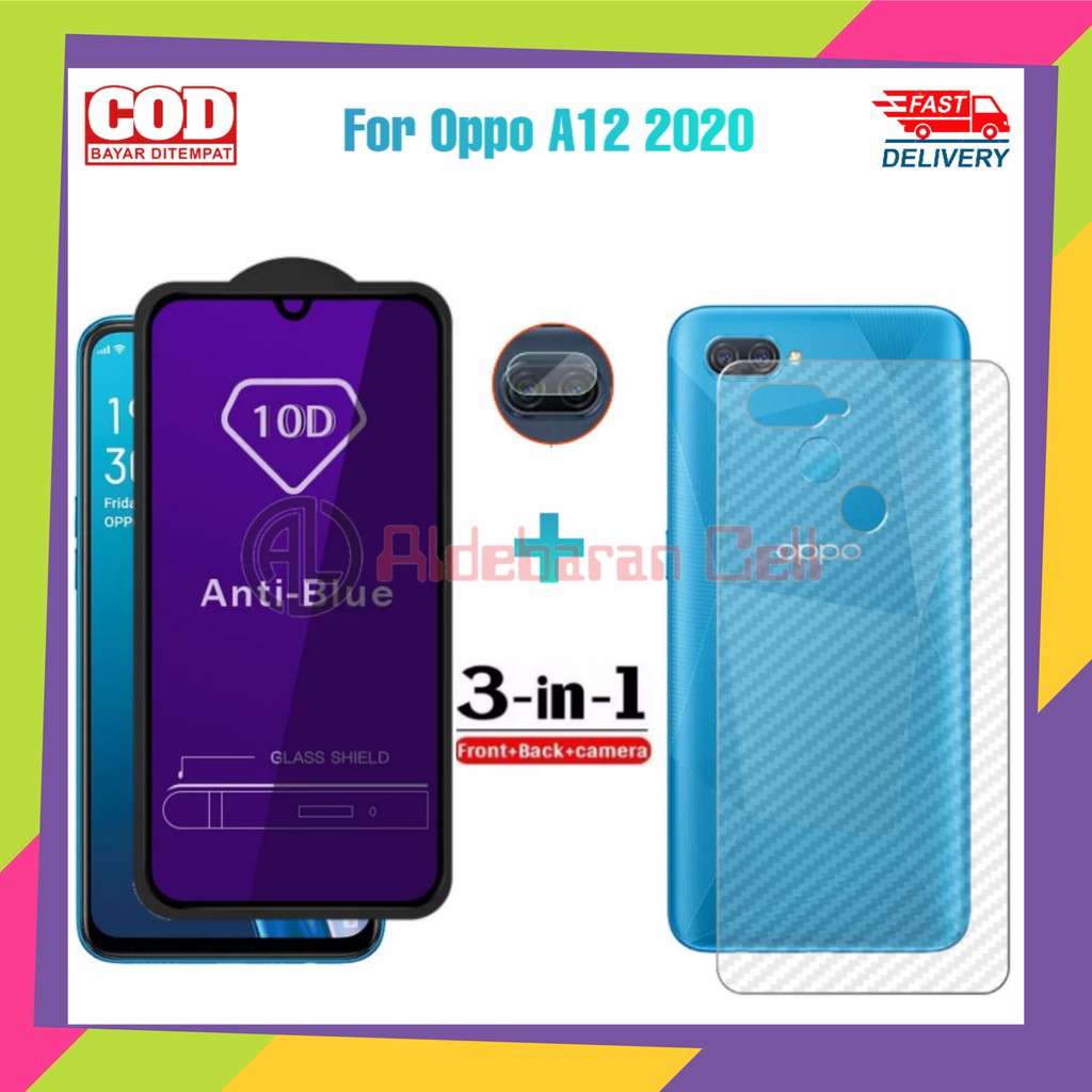 Anti Gores A12 Tempered Glass Jual Paket Tempered Glass Oppo A12