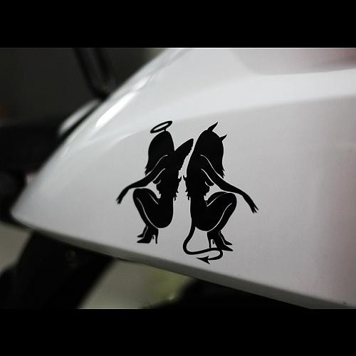 Jual Sticker/Stiker Decals Devil Angel Body Motor | Shopee Indonesia