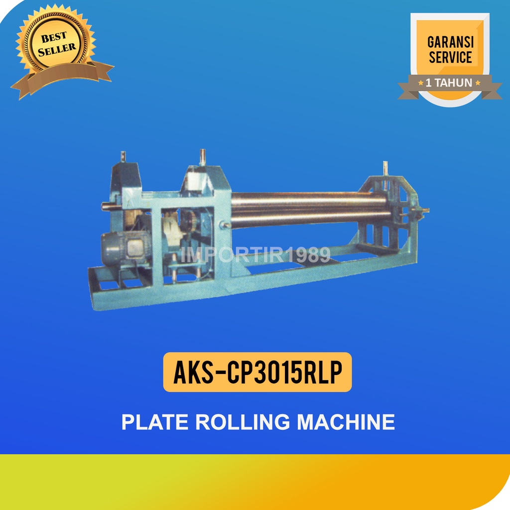 Jual Mesin Roll Plat Besi 3x1500mm Plate Rolling Machine CP3015RLP ...