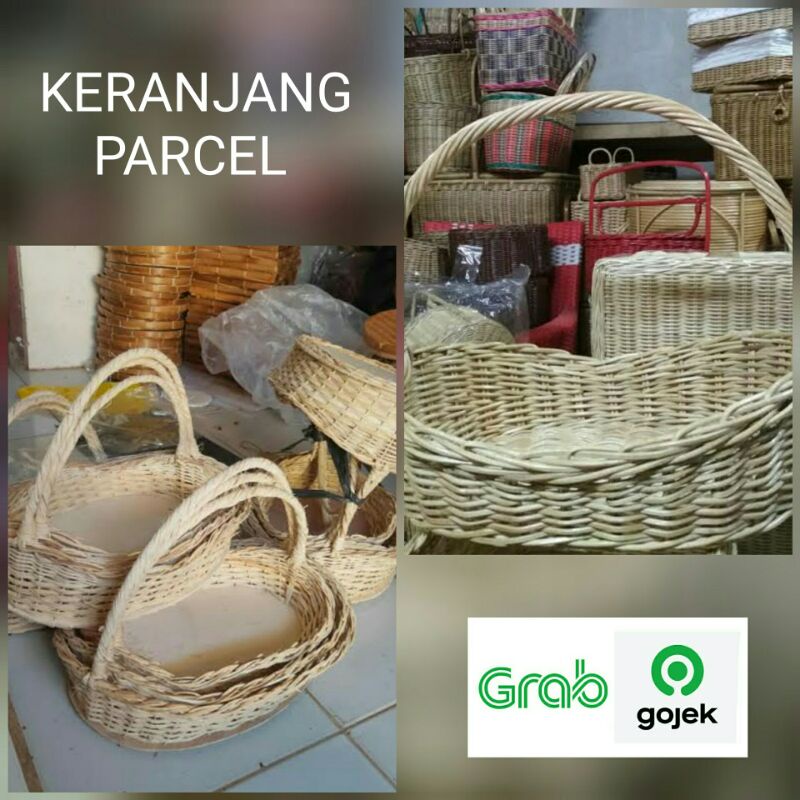 Jual keranjang parcel rotan ukuran besar | Shopee Indonesia