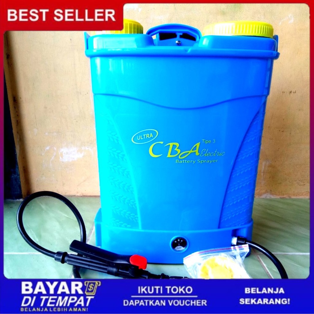 Jual SPRAYER CBA ELEKTRIK 16 L Alat Semprot Tanaman Pertanian | Shopee ...