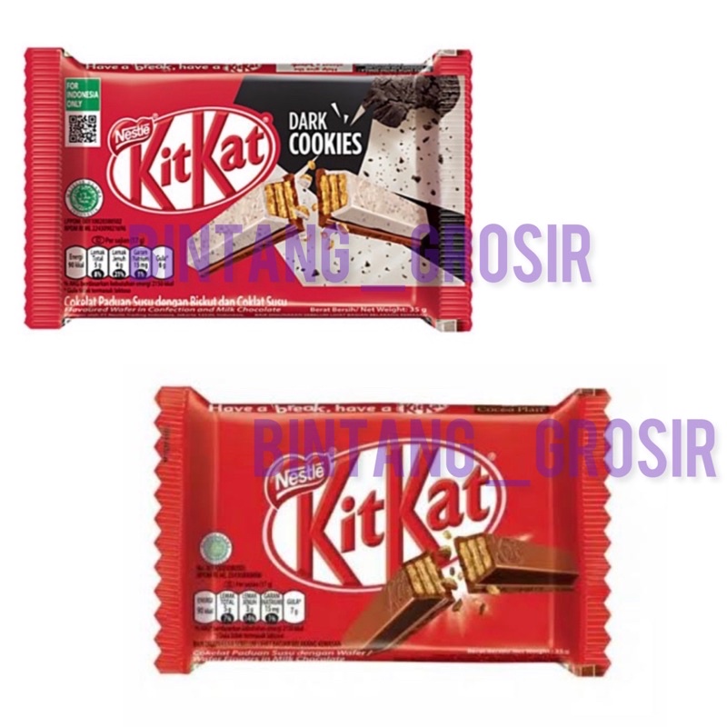 Jual Nestle / Kit Kat / KitKat 4F / KitKat Dark Cookies / Multi Pack ...